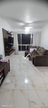 Imagem Apartamento com 3 dormitórios à venda, 102 m² por R$ 530.000,00 - José Menino - Santos/SP