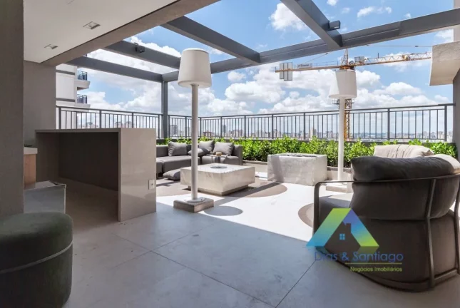 Imagem Apartamento na Chácara Klabin com localização estratégica a 550mts da Estação Santos–Imigrantes e 600mts da Estação Chácara Klabin com Studio novo com vista livre e andar alto com coworking e lounge de convivência.