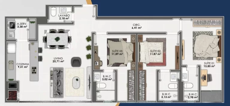 Imagem Solare Residence - Apartamento à venda no bairro Perequê - Porto Belo/SC
