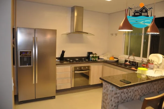 Imagem Casas para Alugar Temporada Juquehy - (Canto direito) pertinho da praia, 5 suítes, piscina aquecida, sauna, máx. 14 pessoas | Juquehy Imobiliária