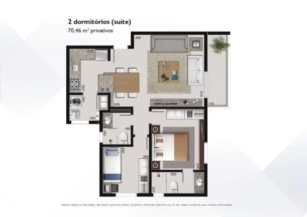 Imagem Apartamento para Venda em Curitiba, Cristo Rei, 2 dormitórios, 1 suíte, 2 banheiros, 1 vaga