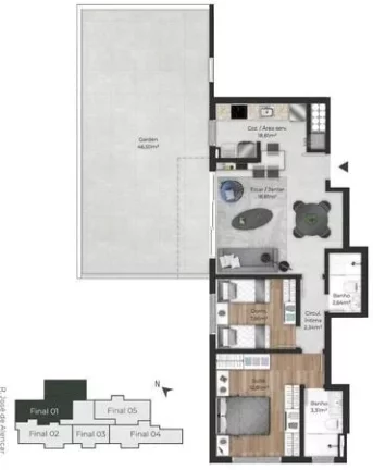 Imagem Midland - Apartamento à venda no bairro Menino Deus - Porto Alegre/RS