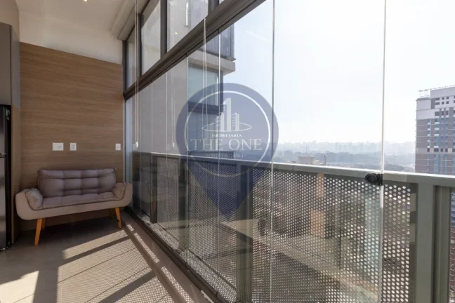 Imagem Apartamento à venda em Moema, São Paulo-SP: 1 quarto, 1 sala, 1 banheiro, vaga de garagem e 39m² de área. Venha conferir!