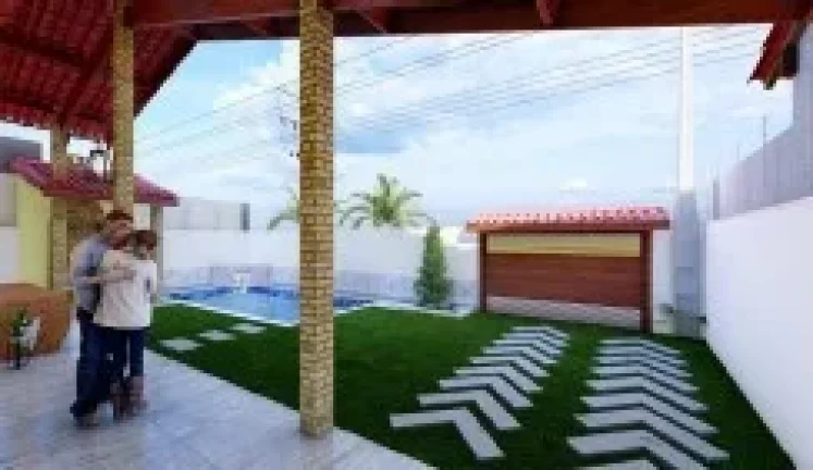 Imagem Casa para Venda em Itanhaém, Jamaica (Praia), 3 dormitórios, 1 suíte, 2 banheiros, 4 vagas