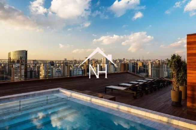Imagem apartamento de 44m com 1 suíte, varanda, 1 vaga, Playground, Academia, Espaço Gourmet, Quadra Squash, Piscina aquecida, Churrasqueira, área verde
