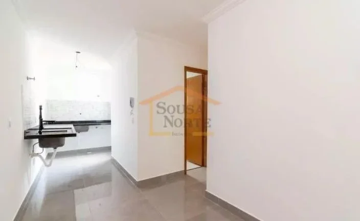 Imagem Apto 2 dormitórios, sacada, sala, cozinha, banheiro, área de serviço, sem vaga. 43m².
Acabamento...