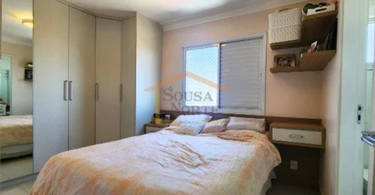 Imagem Apartamento, com 76m², 3 dormitórios, sendo 1 suíte, possui cozinha americana integrada à sala d...