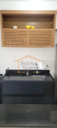 Imagem Apartamento com 57 m², mobiliado, composto por 2 dormitórios, sendo 1 suíte, 2 banheiros, sala co...