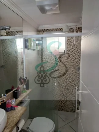 Imagem Venda de apartamento no Residencial Cosmos, Campinas. 2 dormitórios com armários, sala com varanda, cozinha com armários, lavanderia, banheiro, vaga