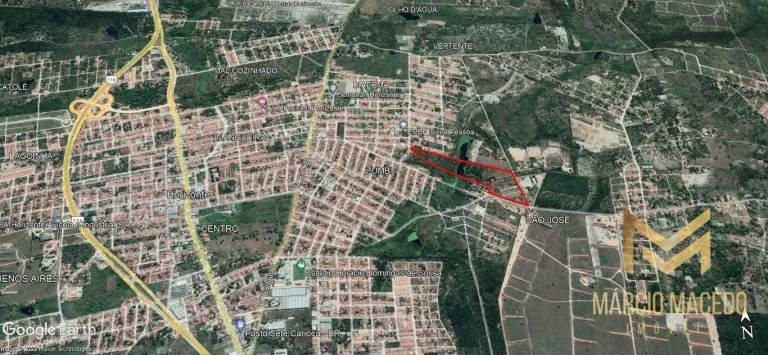 Imagem Terreno à venda, 126859 m² por R$ 5.074.390,00 - São José - Horizonte/CE