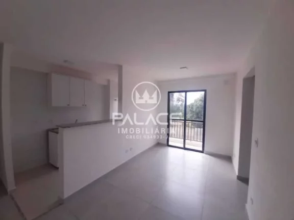 Imagem Apartamento novo com acabamento em porcelanato, contendo 2 dormitórios, quintal, sala integrada com...