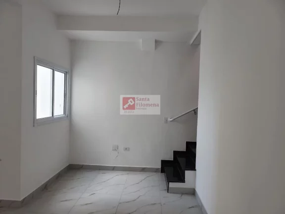Imagem Cobertura para Venda em Santo André, Campestre, 3 dormitórios, 1 suíte, 2 banheiros, 2 vagas