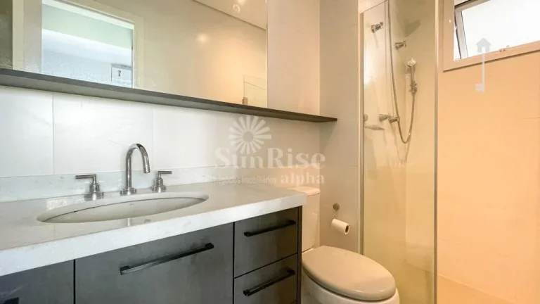 Imagem Apartamento semi-mobiliado para alugar Alphaville - Tamboré com 1 suíte e 1 vaga - 50m² | R$4.684,00 pacote - Santana de Parnaíba/SP
