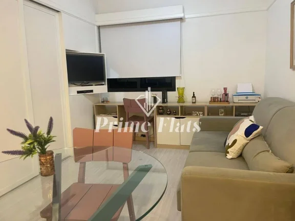 Imagem Flat disponível para locação no Ninety Hotel, com 33m², 1 dormitório e 1 vaga