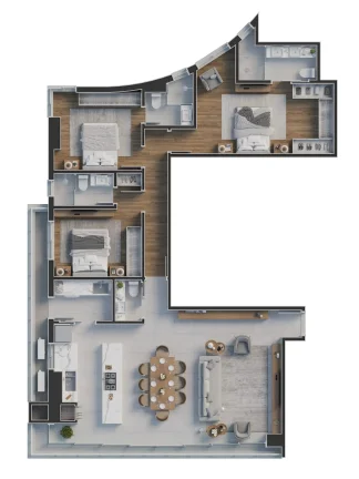 Imagem Apartamento em Centro - Joinville SC