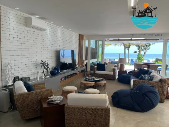 Imagem Casa a Venda em Juquehy Pé na Areia, Aluguel Max 12 pessoas,5 suítes, piscina privativa, vaga 4 autos e 500m² de área construída | Juquehy Imobiliária