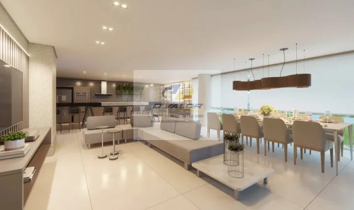 Imagem Vendo apartamentos de alto padrão na beirar mar da Praia do Seixas, com 2 e 3 qts + área de lazer de Resort