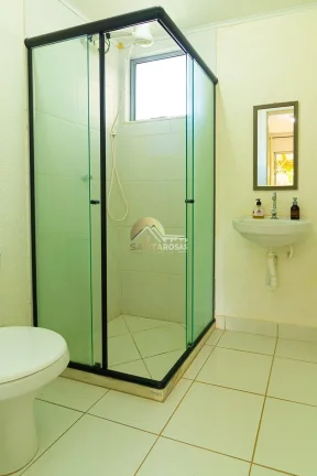Imagem Apartamento Garden no Reserva Parque com jardim de inverno coberto e churrasqueira privativa. Condo