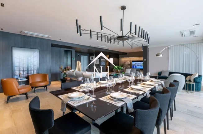 Imagem Apartamento de 281m em frente ao Parque Ibirapuera c/ 4 suítes,4 vagas,piscinas,deck,pool,pet place,playground,sauna,quadras,salão de jogos,coworking