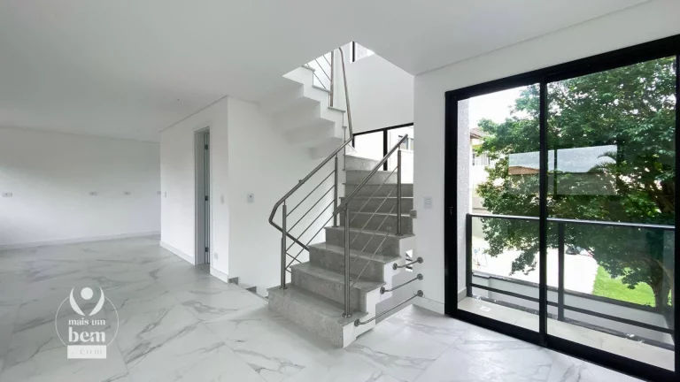 Imagem Lindo sobrado alto padrão 179 m², 3 quartos sendo uma suíte, terraço à venda por R$ 1.115.000 - Guabirotuba - Curitiba/PR