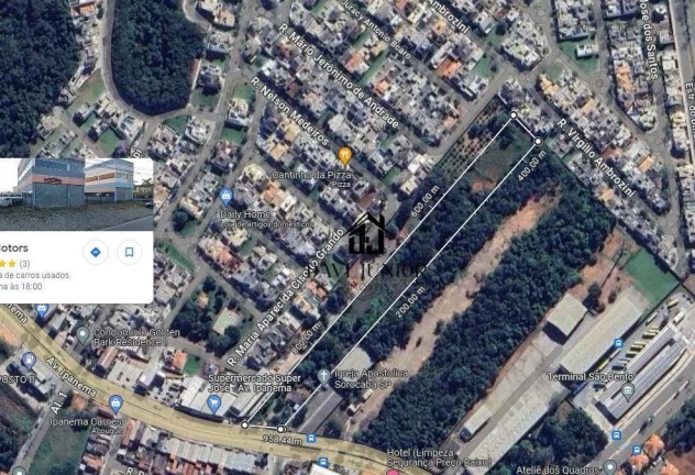 Imagem Área à venda, 14.911,81 m² por R$ 14.360.000 - Jardim Botucatu - Sorocaba/SP