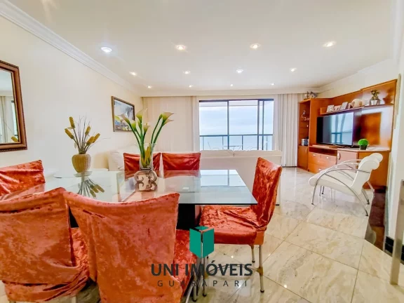 Imagem Apartamento à beira-mar em Guarapari, 4 quartos, 2 suítes, varanda ampla e 144m² de conforto