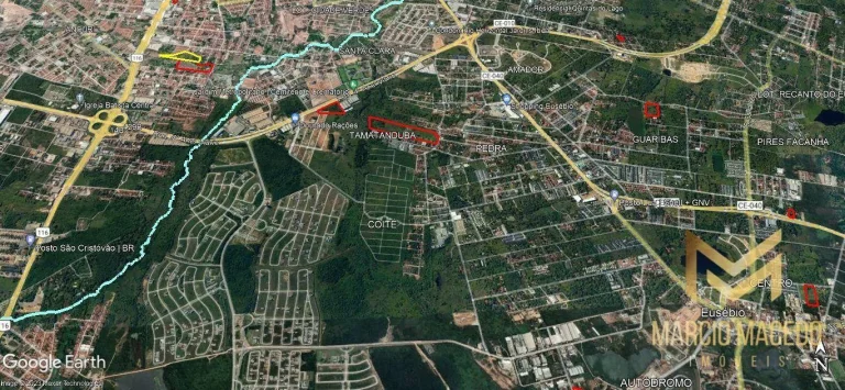 Imagem Terreno à venda, 72036 m² por R$ 28.814.744,00 - Tamatanduba - Eusébio/CE