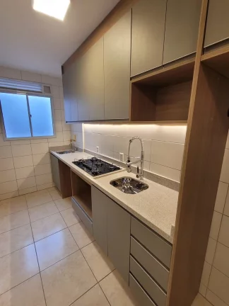 Imagem Lindo Apartamento de 2 quartos em Novo Hamburgo com móveis Planejado e sacada com churrasqueira.