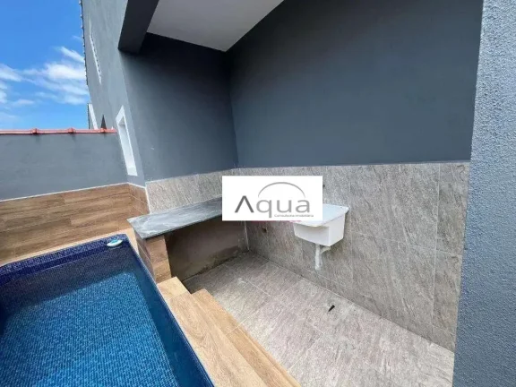 Imagem Casa para Venda em Itanhaém, Balneário Mar Azul, 2 dormitórios, 1 suíte, 1 banheiro, 2 vagas