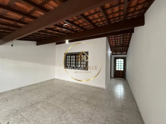 Imagem Casa Térrea, 3 Dormitórios (1 suíte), 2 vagas, Residencial União, Sjc.