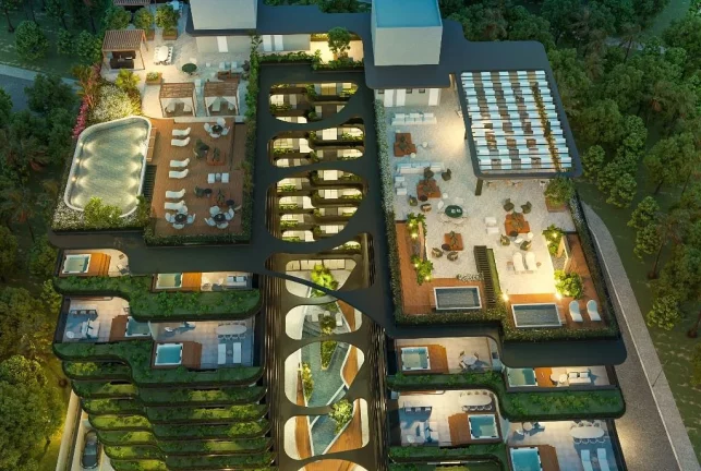 Imagem Flat com 1 dormitório à venda, 38 m² por R$ 559.629,54 - Poço - Cabedelo/PB