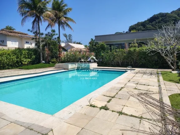Imagem Terreno de alto padrão no condomínio Enseada, Guarujá-SP com piscina, área gourmet, sauna, quarto e banheiro