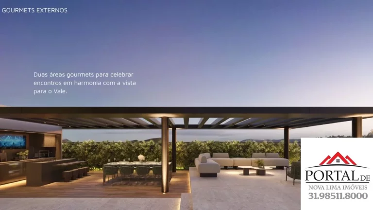 Imagem Lançamento de apartamentos com 1 ou 2 suítes no Vale do Sereno em Nova Lima