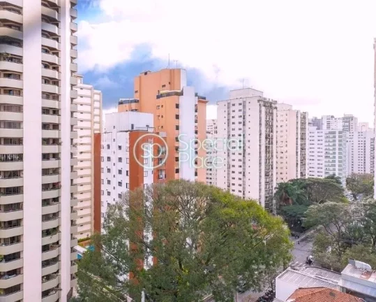 Imagem Ótimo apartamento em Moema Pássaros - 111m² - Andar alto - Living com varanda - Sala de jantar - ...
