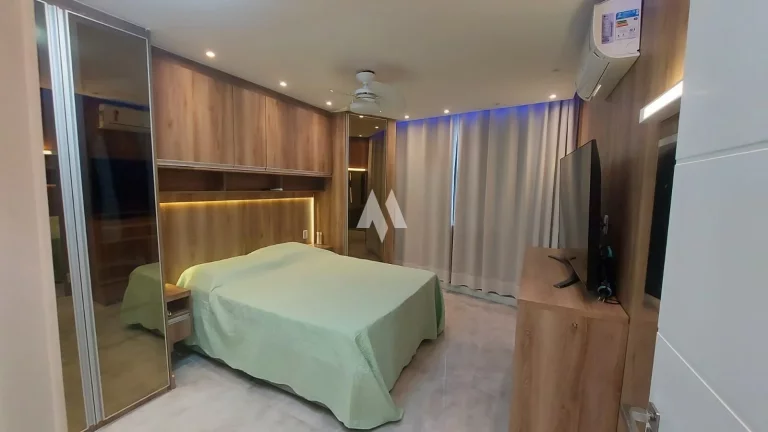 Imagem Apartamento 1 dormitório em Frente a Praia na Aparecida - Porteira Fechada - Santos/SP