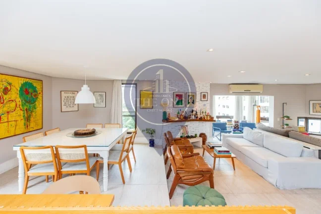 Imagem Apartamento de Alto Padrão à Venda em Indianópolis, São Paulo-SP: 3 quartos, 3 suítes, 2 salas, 5 banheiros, 3 vagas, 172m².