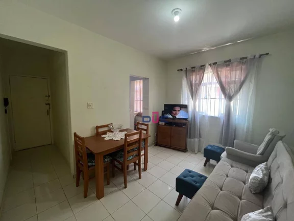 Imagem Apartamento com 2 dormitórios, em predinho na Rua Carlos Gomes, 1° andar lateral, à venda, 75 m² por R$ 350.000 - Marapé - Santos/SP