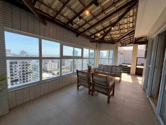 Imagem Cobertura dos sonhos com vista panoramica para o oceano e a Praia de Itaparica.