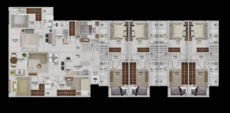 Imagem CASA COM 54.55 m² - BOQUEIRAO - PRAIA GRANDE SP