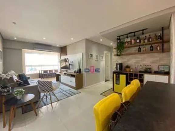 Imagem Apartamento com 3 dormitórios à venda, 92 m² por R$ 860.000 - Ponta da Praia - Santos/SP