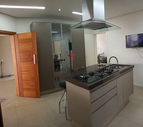 Imagem Sobrado no Parque das Alamedas, Guaratinguetá, 3 Suites, churrasqueira, estuda permuta