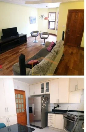 Imagem Casa em condomínio fechado, 3 dormitórios, sendo 1 suíte, sala 2 ambientes, lareira, cozinha plan...
