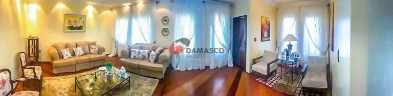 Imagem Sobrado à venda 5 Quartos, 2 Suites, 6 Vagas, Vila Sacadura Cabral, Santo André - SP