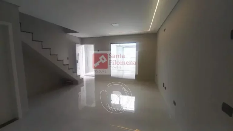 Imagem Sobrado para Venda em Santo André, Vila Lucinda, 3 dormitórios, 3 suítes, 4 banheiros, 4 vagas