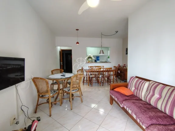 Imagem Apartamento à Venda ou Locação em Guarujá-SP a 30m da praia das Astúrias: 3 Quartos, 1 Suíte, 2 Salas, 2 Banheiros, 2 Vagas, 90m².