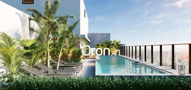 Imagem Apartamento mobiliado com 2 dormitórios à venda, 89 m² por R$ 1.300.000 - Setor Oeste - Goiânia/GO