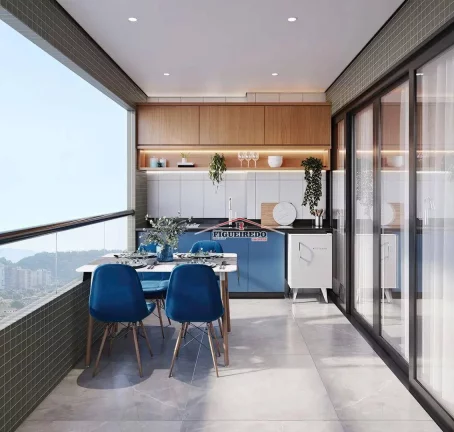 Imagem Apartamento à venda, 76 m² por R$ 875.859,00 - Canto do Forte - Praia Grande/SP