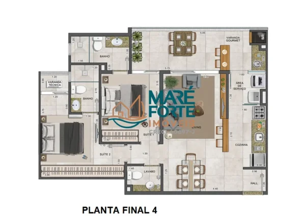 Imagem PRÉ-LANÇAMENTO COM 2 SUÍTES + LAVABO PRÓXIMO A PRAIA DAS TONINHAS!