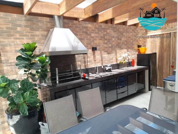 Imagem Casa em Condomínio, 30 metros da praia para Venda e Locação em Juquehy c/ 5 suítes, piscina pv - acomodação p/ 12 pessoas | Juquehy Imobiliária