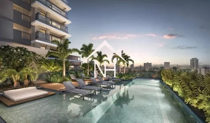 Imagem apartamento 154m com Hall Privativo,3 suítes (1 master), 2 Vagas,Varanda Gourmet,Piscina,Deck,Academia,Salão de Festas,Lounge externo c/ churrasqueira